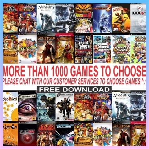 Psp Memorycard with games (Complete set) .